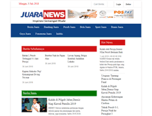 Tablet Screenshot of juaranews.com